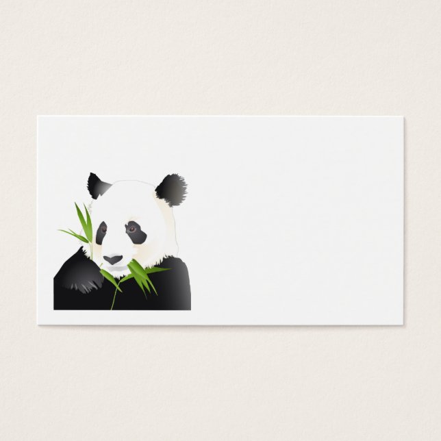 Panda Beer Visitekaartjes (Voorkant)
