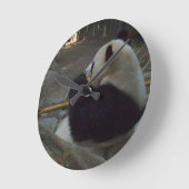 Panda Beer Wall Clock Ronde Klok (Hoek)