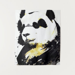 Panda Beer Wilde Natuur Gratis Spirit Art Schilder Wandkleed