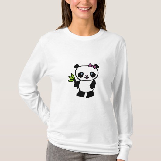 Panda Beer Womens Hoody (Voorkant)