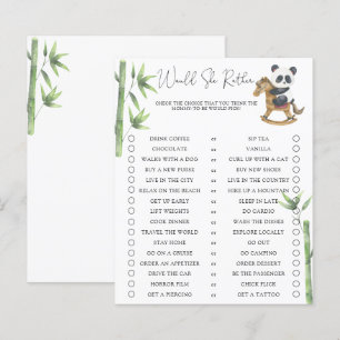 Panda Beer zou ze liever Baby shower