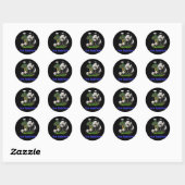 panda beras ronde sticker (Vel)