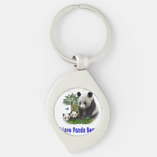 panda beras sleutelhanger (Voorkant)