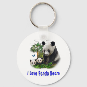 panda beras sleutelhanger