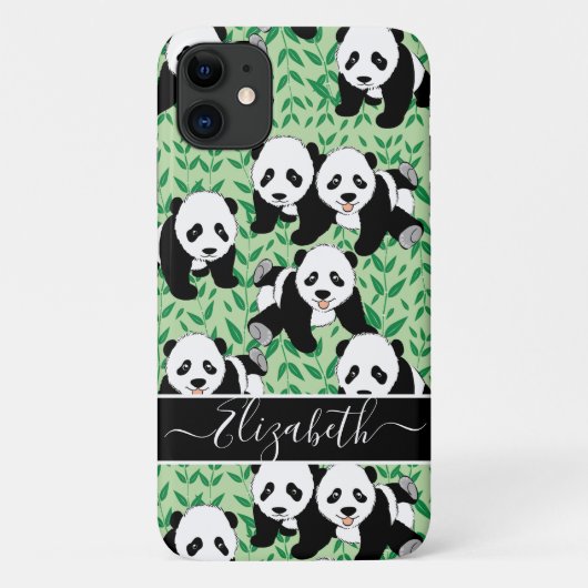 Panda Beren Afbeelding personaliseren Case-Mate iPhone Case (Achterkant)