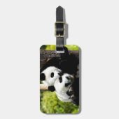 Panda Beren Bagagelabel (Voorkant verticaal)