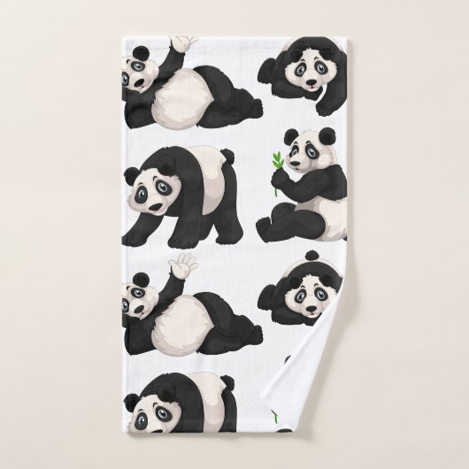 Panda Beren Bathroom Towel Set Bad Handdoek (Handdoek)