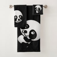 Panda Beren Bathroom Towel Set