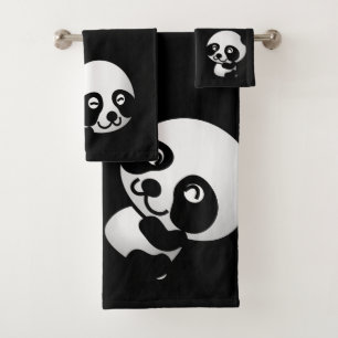 Panda Beren Bathroom Towel Set Bad Handdoek