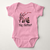 Panda Beren Big Sister Romper (Voorkant)
