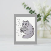 Panda Beren Briefkaart (Staand voorkant)