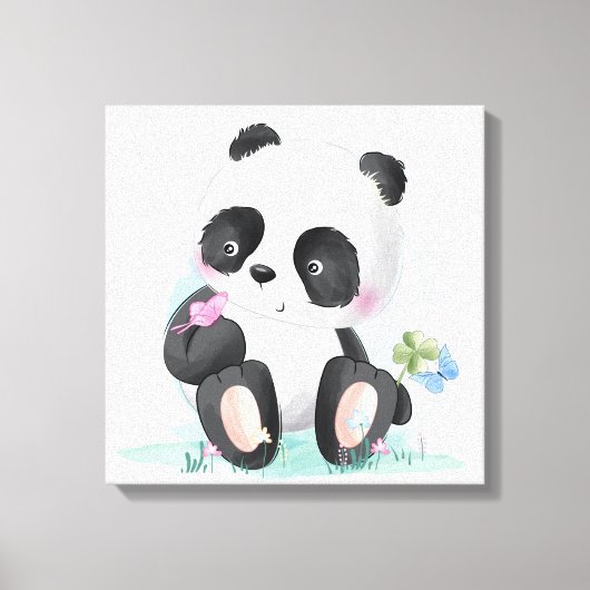 Panda Beren Canvas Afdruk (Voorkant)
