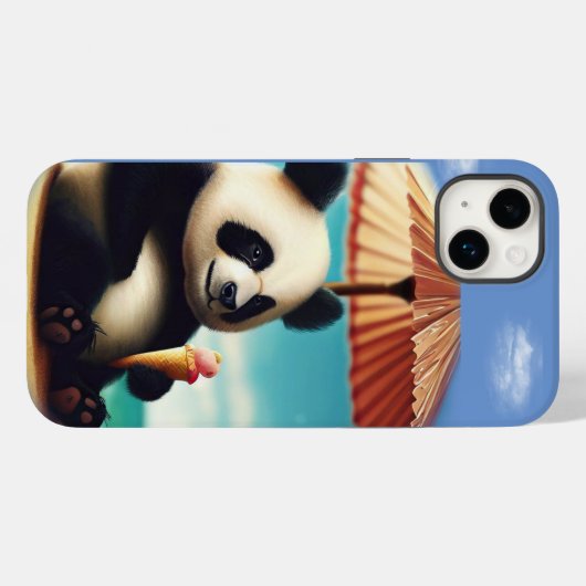 Panda Beren Case-Mate iPhone Case (Achterkant (horizontaal))