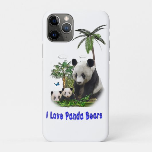 Panda Beren Case-Mate iPhone Case (Achterkant)