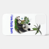 Panda Beren Case-Mate iPhone Case (Achterkant (horizontaal))