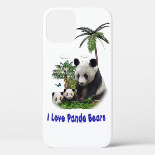 Panda Beren Case-Mate iPhone Case (Achterkant)