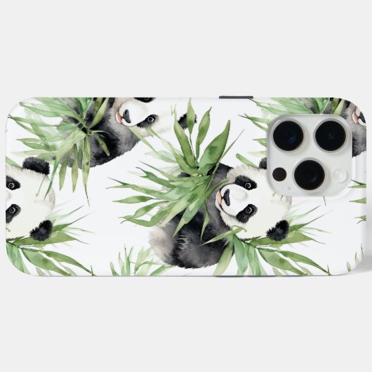 Panda Beren Case-Mate iPhone Case (Achterkant (horizontaal))