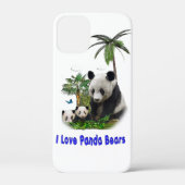 Panda Beren Case-Mate iPhone Case (Achterkant)