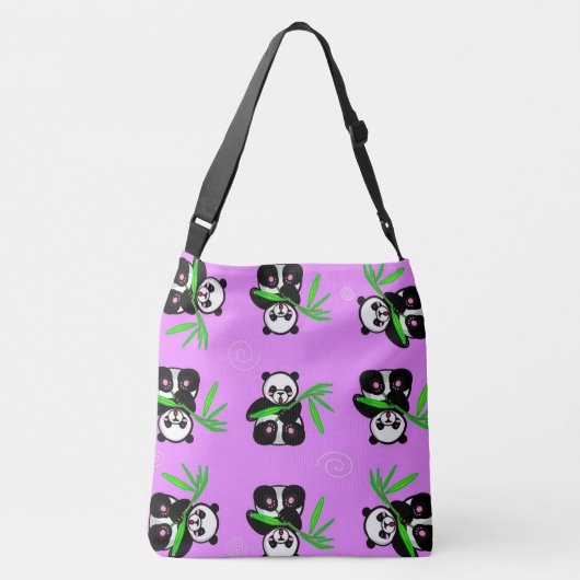 Panda Beren Crossbody Tas (Achterkant)