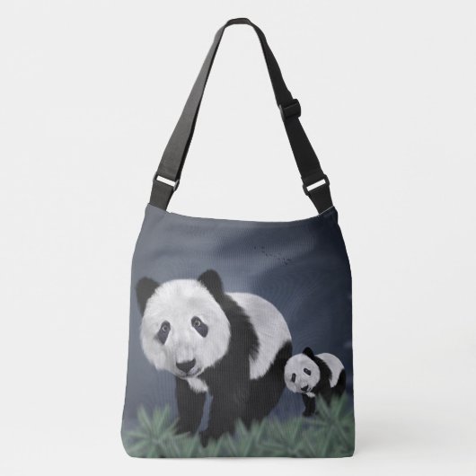Panda Beren Crossbody Tas (Voorkant)
