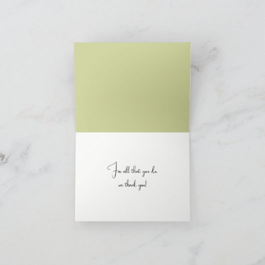 Panda Beren dank u Kaart (Binnen)