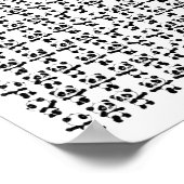 Panda Beren dansen door 100 dagen van school Kind Poster (Hoek)