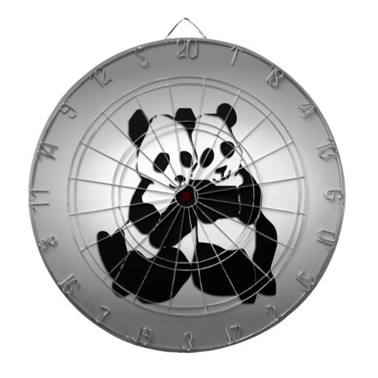 Panda Beren Dartbord (Voorkant)