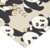 Panda Beren Design Cute Tafelkleed (Gekanteld)