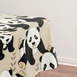 Panda Beren Design Cute Tafelkleed
