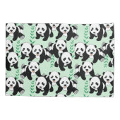 Panda Beren Design Kussensloop (Achterkant)
