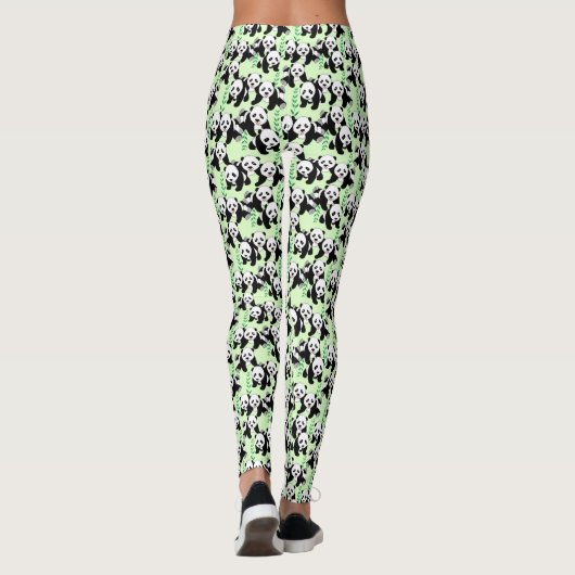 Panda Beren Design Leggings (Achterkant)