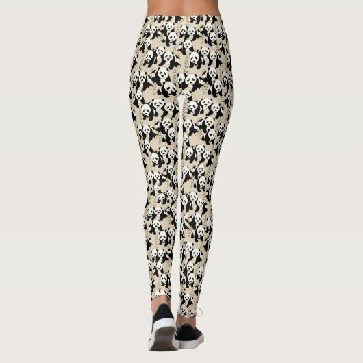 Panda Beren Design Leggings (Achterkant)