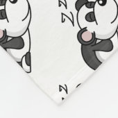 Panda Beren Fleece Deken (Hoek)
