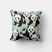 Panda Beren Grafisch Kussen (Voorkant)