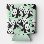 Panda Beren Grafisch om zich aan te passen Blikjeskoeler (Achterkant)