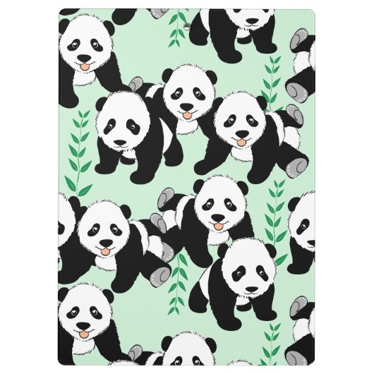 Panda Beren Grafisch om zich aan te passen Klembord (Achterkant)