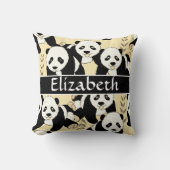 Panda Beren Grafisch om zich aan te passen Kussen (Voorkant)