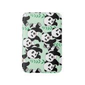 Panda Beren Grafisch Patroon Badmat (Voorkant Verticaal)