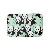 Panda Beren Grafisch Patroon Badmat (Voorkant)