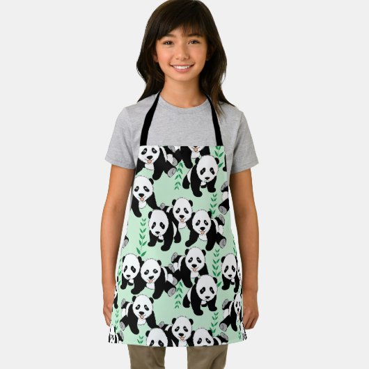 Panda Beren Grafisch Schort (Insitu)