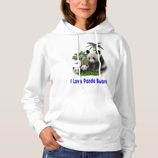 Panda Beren Hoodie (Voorkant)