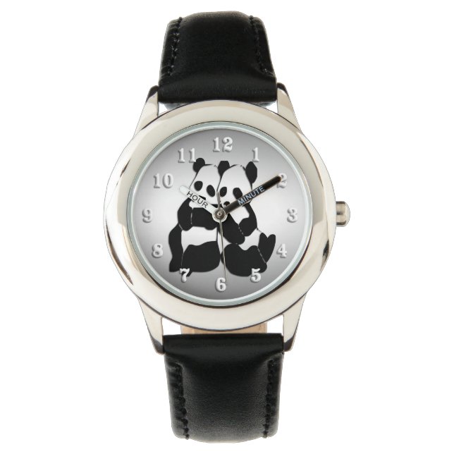 Panda Beren Horloge (Voorkant)