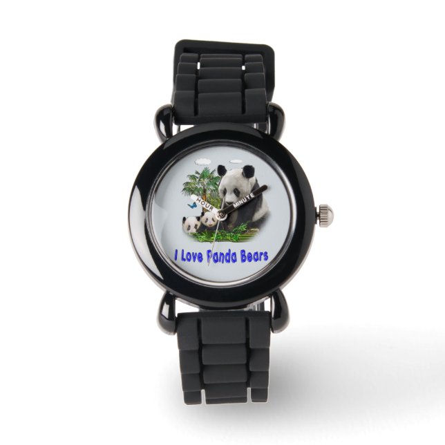 Panda Beren Horloge (Voorkant)