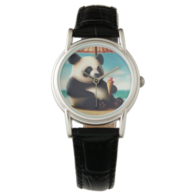 Panda Beren Horloge (Voorkant)