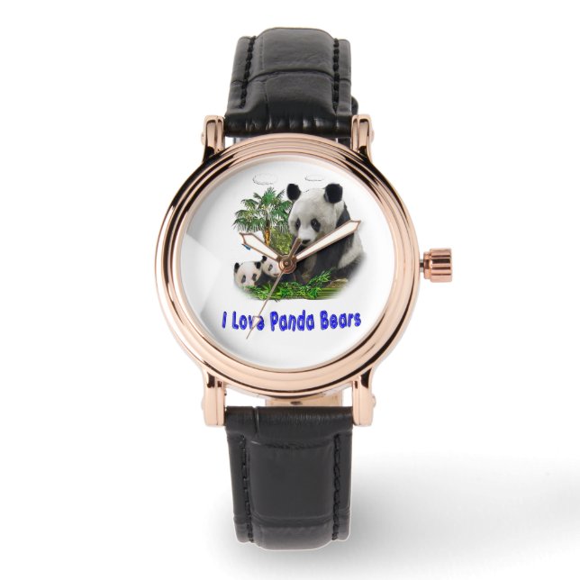 Panda Beren Horloge (Voorkant)