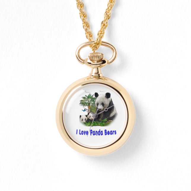 Panda Beren Horloge (Voorkant)