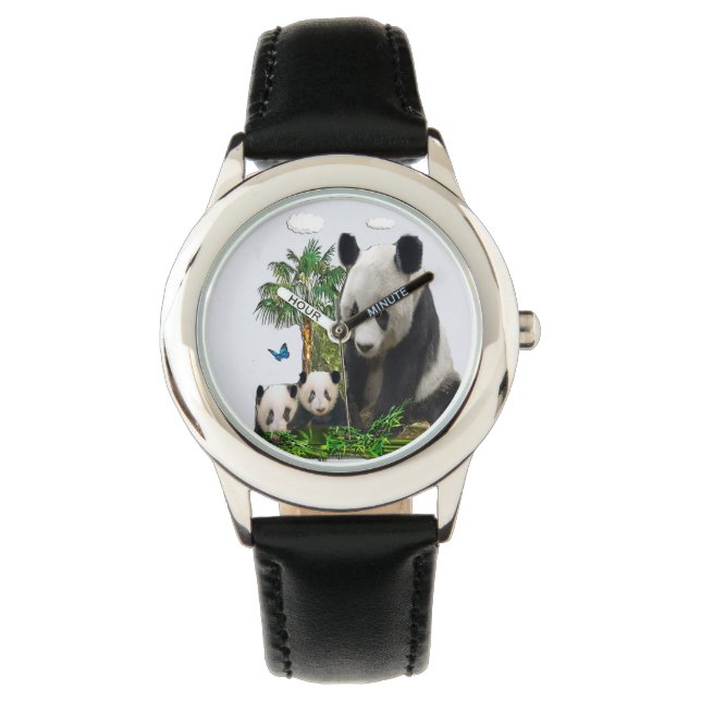 Panda Beren Horloge (Voorkant)