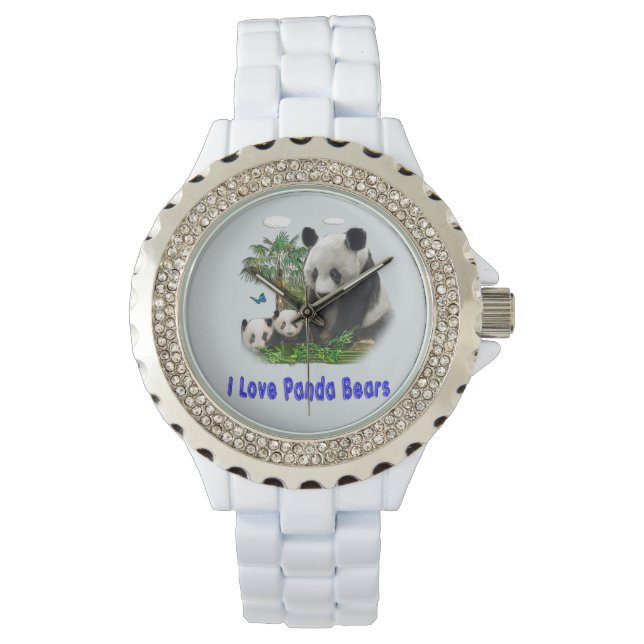 Panda Beren Horloge (Voorkant)
