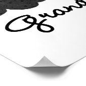 Panda Beren Ik hou van oma Poster (Hoek)