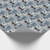 Panda Beren in bubbelbad Cadeaupapier (Hoek)